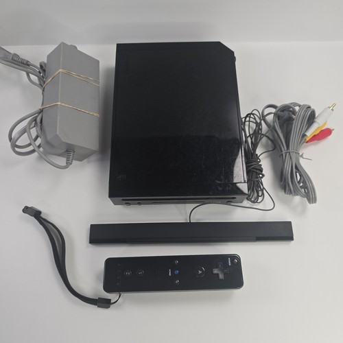 Nintendo wii console - wii, (black)